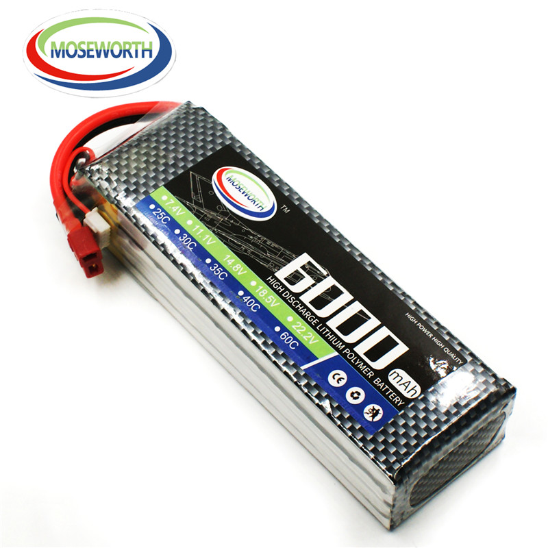 4S Lipo Battery 14.8V 6000Mah - 4S 14.8V 6000mAh RC Speelgoed Lipo