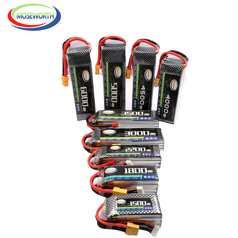 4S Lipo Battery 14.8V 6000Mah - 2S 3S 4 4s 6S Rc