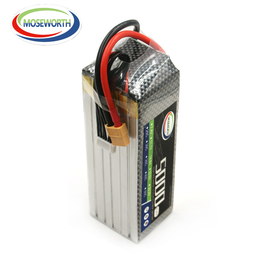 6S Lipo Battery 22.2V 5000Mah - 6S 22.2V 5000Mah 60C Rc Speelgoed