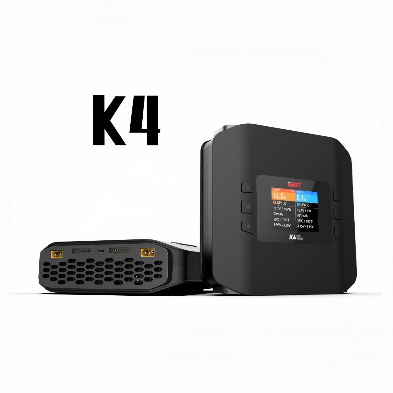 Isdt K4 Dual Lipo Charger - Originele ISDT K4 Dual Channel Smart