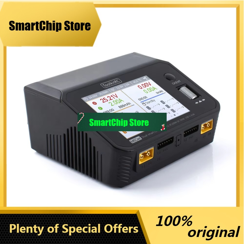 Toolkitrc M6Dac Smart Charger - SmCpToolkitRC M6DAC Dual Channel Smart Lipo