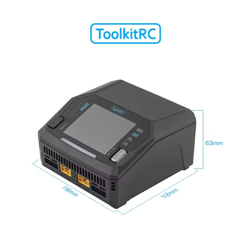 ToolkitRC M6DAC V2/Pro Dual Ch - Toolkitrc M6Dac Smart Charger recensie en prijs