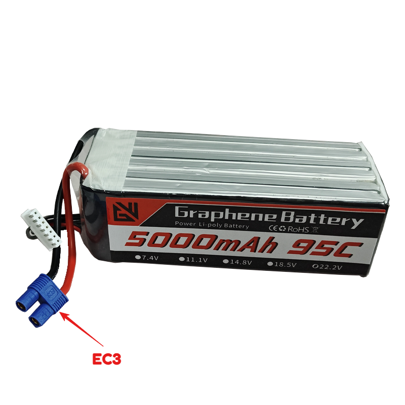 95C 6S 5000mAh LiPo 22.2V-batt - 6S Lipo Battery 22.2V 5000Mah recensie en prijs