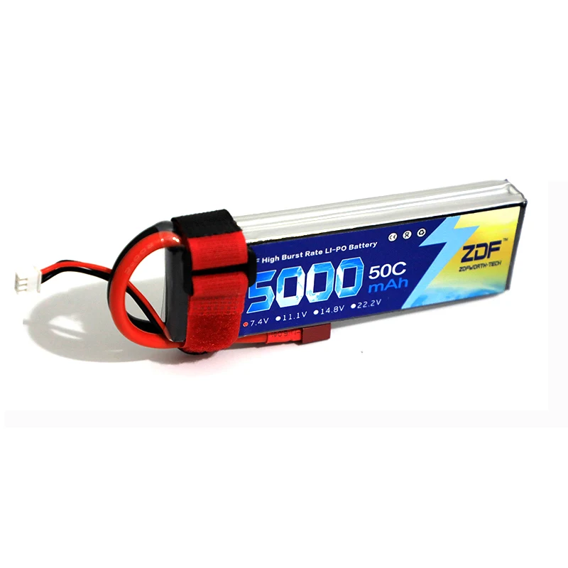 ZDF FPV 450 500 7.4V 11.1V 14. - 6S Lipo Battery 22.2V 5000Mah recensie en prijs