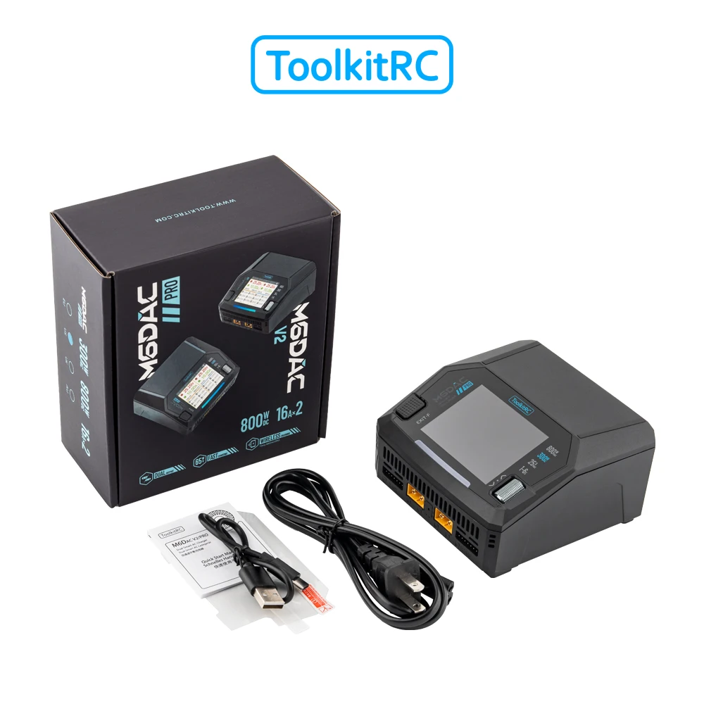 ToolkitRC M6DAC V2 M6DAC Pro D - Toolkitrc M6Dac Smart Charger recensie en prijs