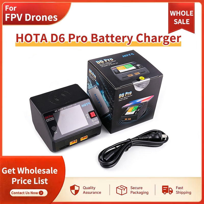 SNQP HOTA D6 Pro batterijlader - Hota D6 Pro Dual Lipo Charger recensie en prijs