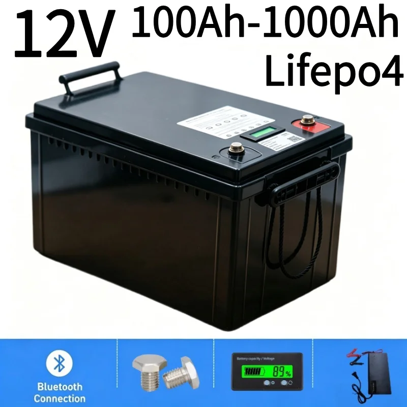 12V LiFePO4-batterij 100Ah-100 - Lifepo4 12V 100Ah Bms Bluetooth recensie en prijs