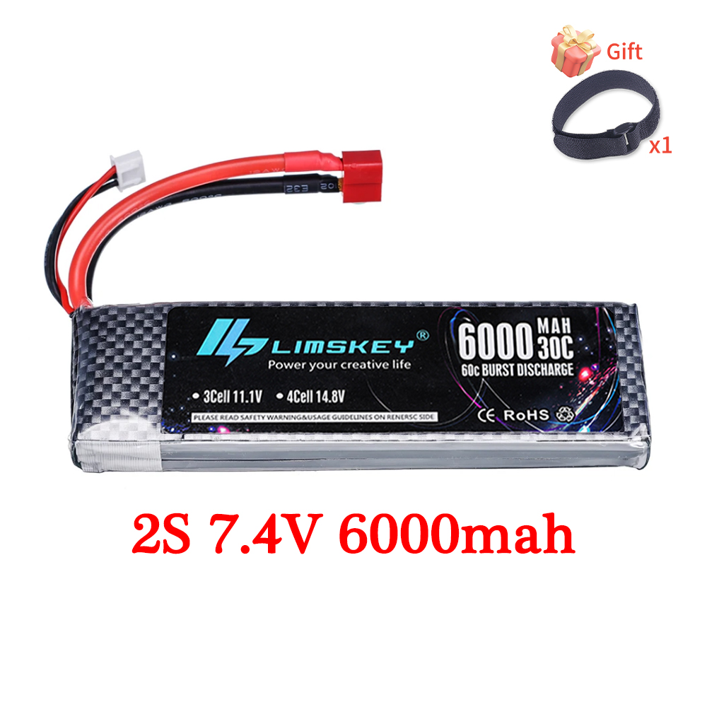 7.4V 11.1V 14.8V 22.2V 6000mAh - 4S Lipo Battery 14.8V 6000Mah recensie en prijs