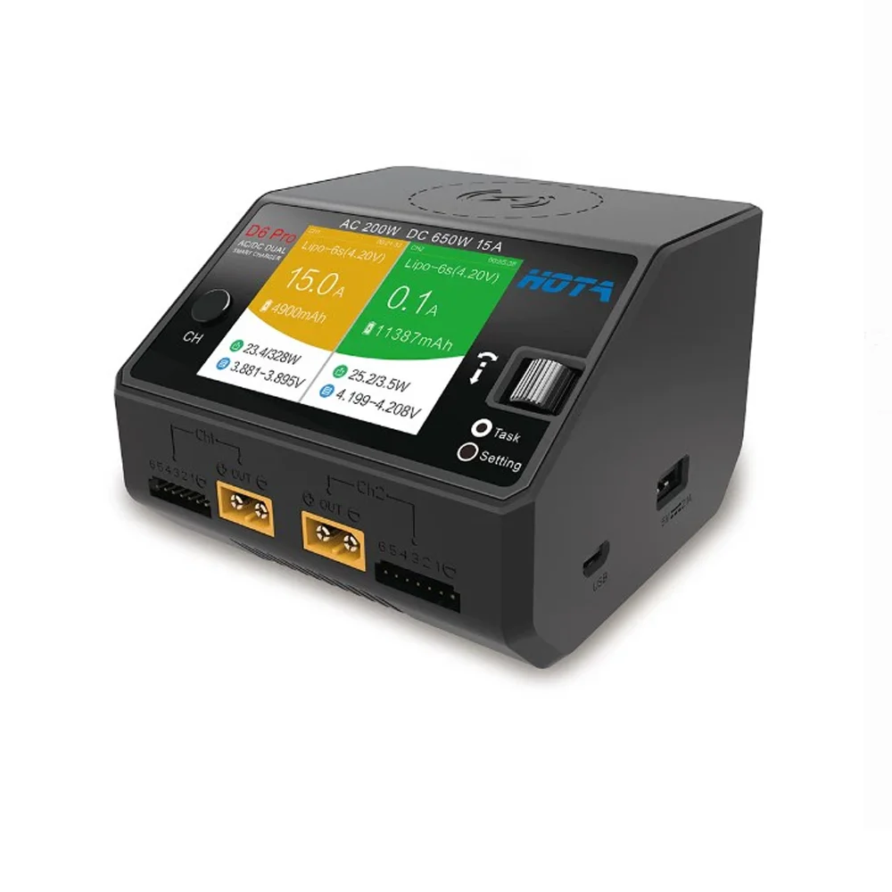 HOTA D6 Pro 200W AC 650W DC Du - Hota D6 Pro Dual Lipo Charger recensie en prijs