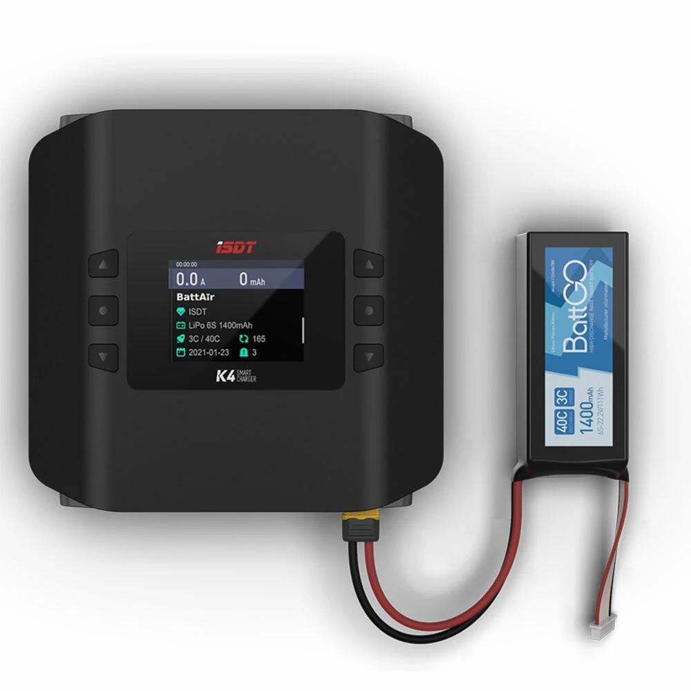 K4 AC 400W DC 600W Dual Mode S - Isdt K4 Dual Lipo Charger recensie en prijs