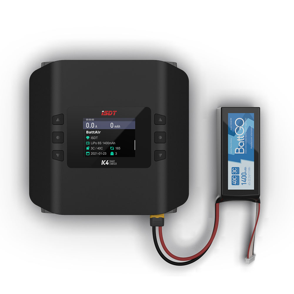 ISDT K4 1 ~ 8S Lithiumbatterij - Isdt K4 Dual Lipo Charger recensie en prijs