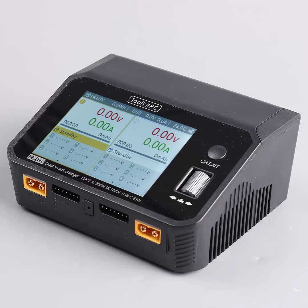 ToolkitRC M6DAC 350W X 2 USB-C - Toolkitrc M6Dac Smart Charger recensie en prijs
