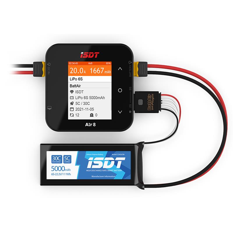 ISDT Air 8 Smart Charger voor  - Isdt Air8 8S Lipo Charger recensie en prijs
