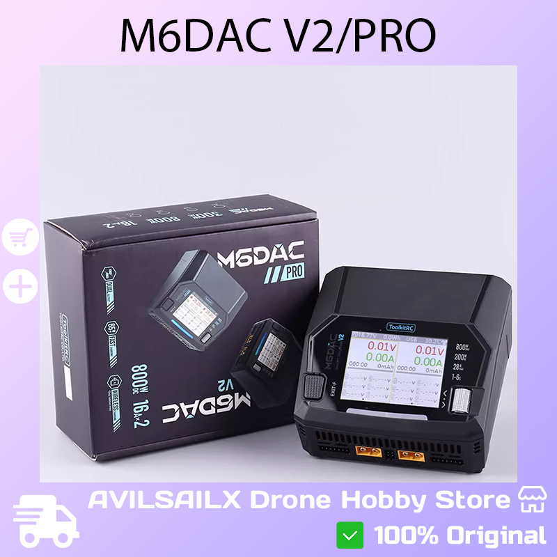 ToolkitRC M6DAC V2 / Pro Dual  - Toolkitrc M6Dac Smart Charger recensie en prijs