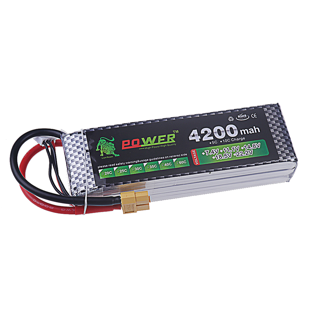 4200mAh 5200mAh 6000mAh 7200mA - 4S Lipo Battery 14.8V 6000Mah recensie en prijs