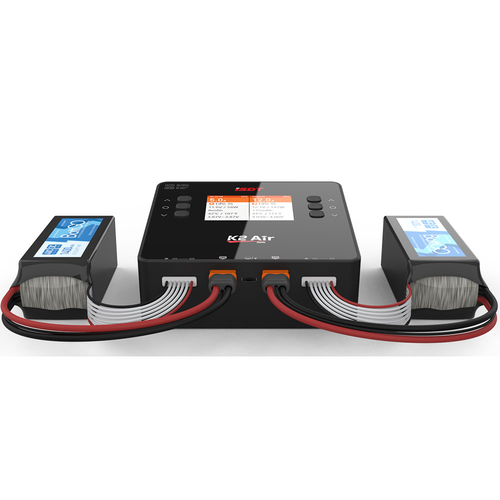 ISDT Lipo Batterij Balanslader - Isdt K4 Dual Lipo Charger recensie en prijs