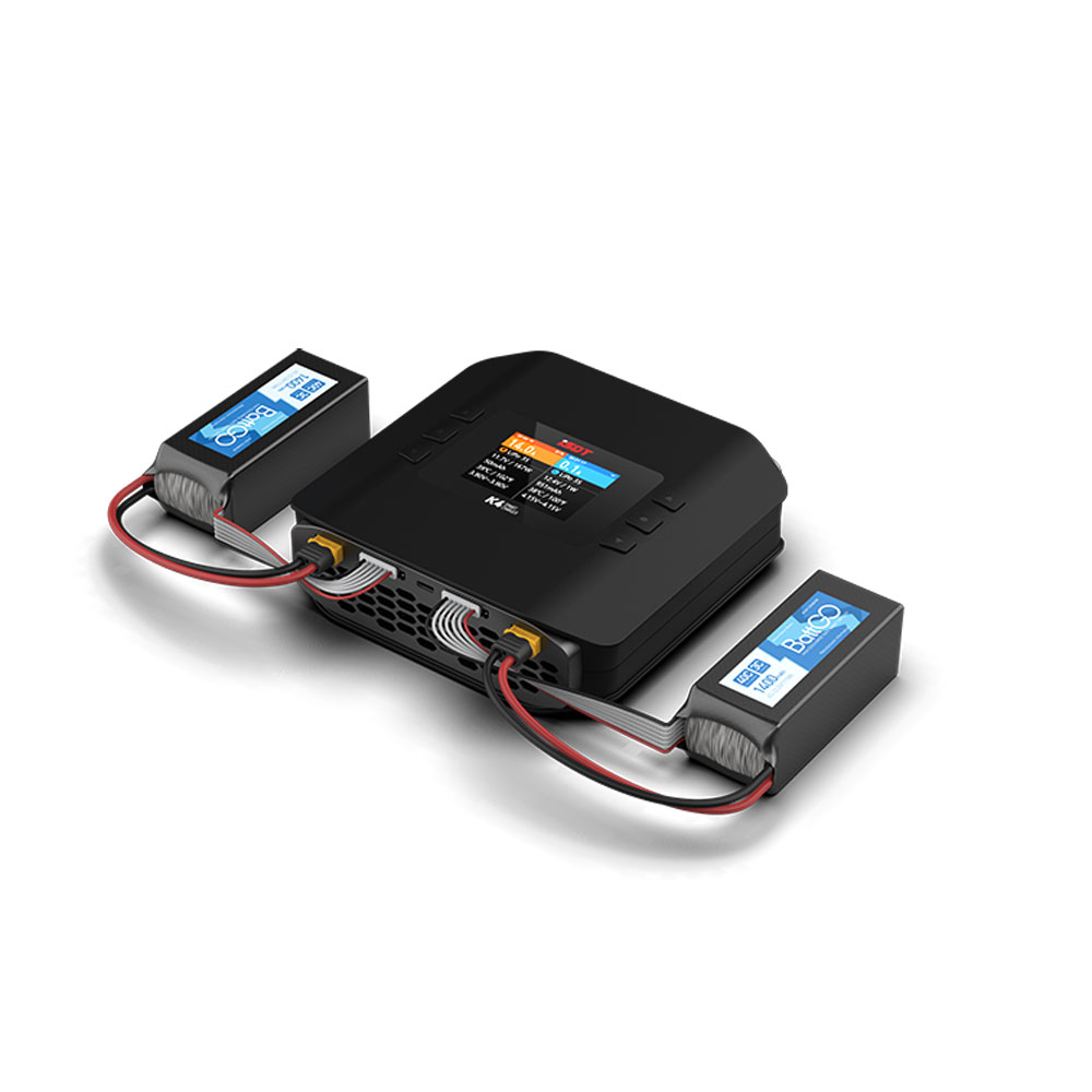 ISDT Lipo Batterij Balanslader - Isdt K4 Dual Lipo Charger recensie en prijs